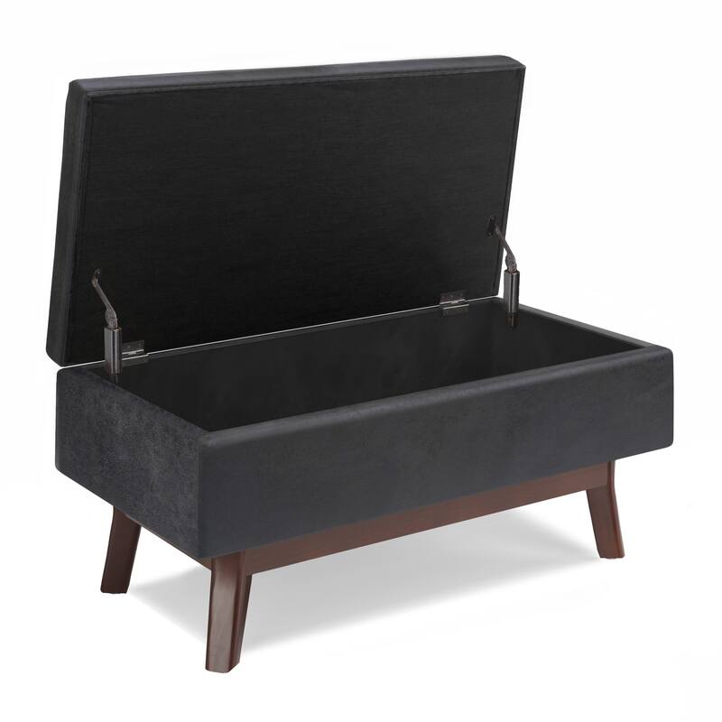 Wyndenhall Ethan Mid-century Modern Rectangular Table Ottoman