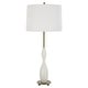 preview thumbnail 4 of 5, Uttermost Annora Glossy White Table Lamp - 34"H,   Shade 10"H x 15"Dia