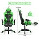 preview thumbnail 51 of 56, Costway Massage Gaming Chair Reclining Racing Office Computer Chair