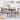 GDFStudio - Taverne 6-Piece Transitional Dining Table Set with 4 Upholstered Chairs and Bench