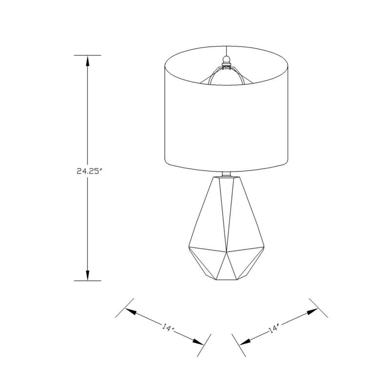 Kassidy Table Lamp with Natural Finish Concrete Base
