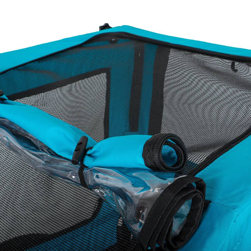 Pet Bike Trailer Dog Cart for Bicycle,Suitable for Small and Medium Pets, Easy Folding Cart Frame, Non-Slip Floor