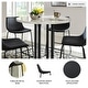 preview thumbnail 11 of 13, Signature Design by Ashley Centiar Black Bar Stool (Set of 2)
