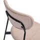 preview thumbnail 11 of 33, Modern Metal Open Back Design Dining Chairs, Set of 2