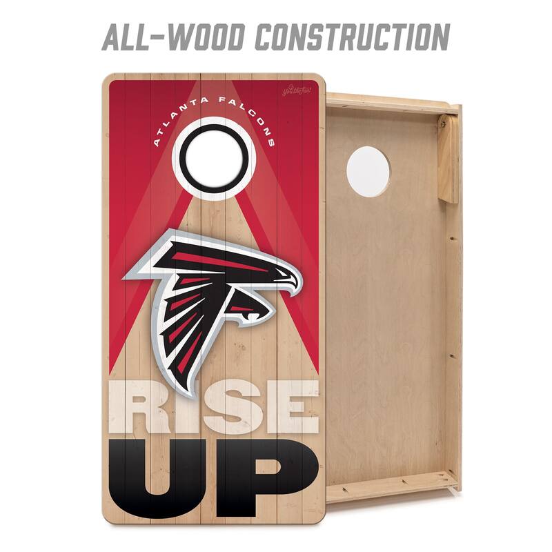 Atlanta Falcons NFL 2x4 Professional Cornhole Board Set