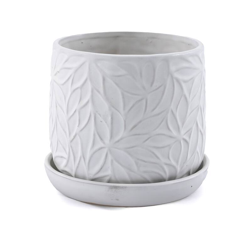 Modern Ceramic Flowerpot (Set of 2)