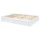 preview thumbnail 14 of 18, Safety Toddler Bed Daybed with Fence and 2 Drawers, White Full