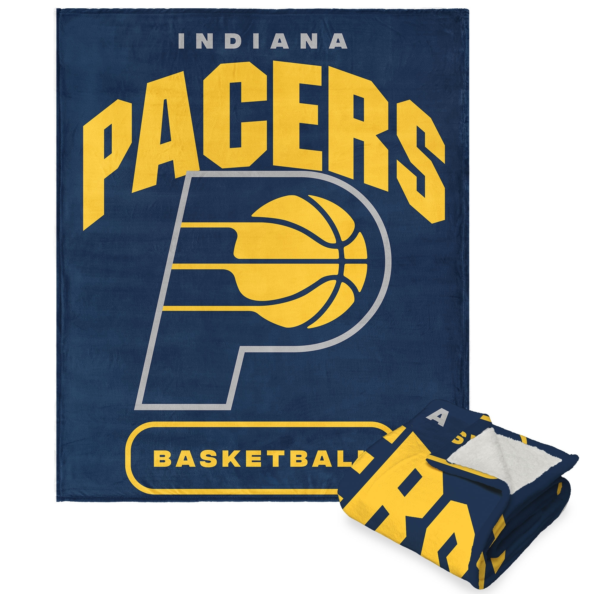 NBA High Block Silk Touch Sherpa Throw Blanket