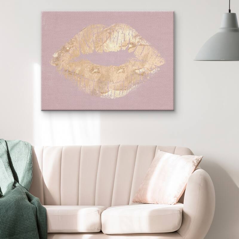 First Kiss by Belle Maison Canvas Art Print