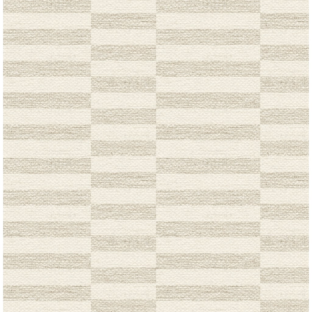 Stacy Garcia Home Faux Woven Stripe Peel and Stick Wallpaper