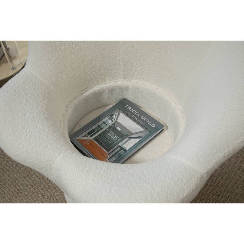 360 Swivel Modern Armchair Salon Chair TV Chair with Plush Cushioning for Living Room Bedroom or Office