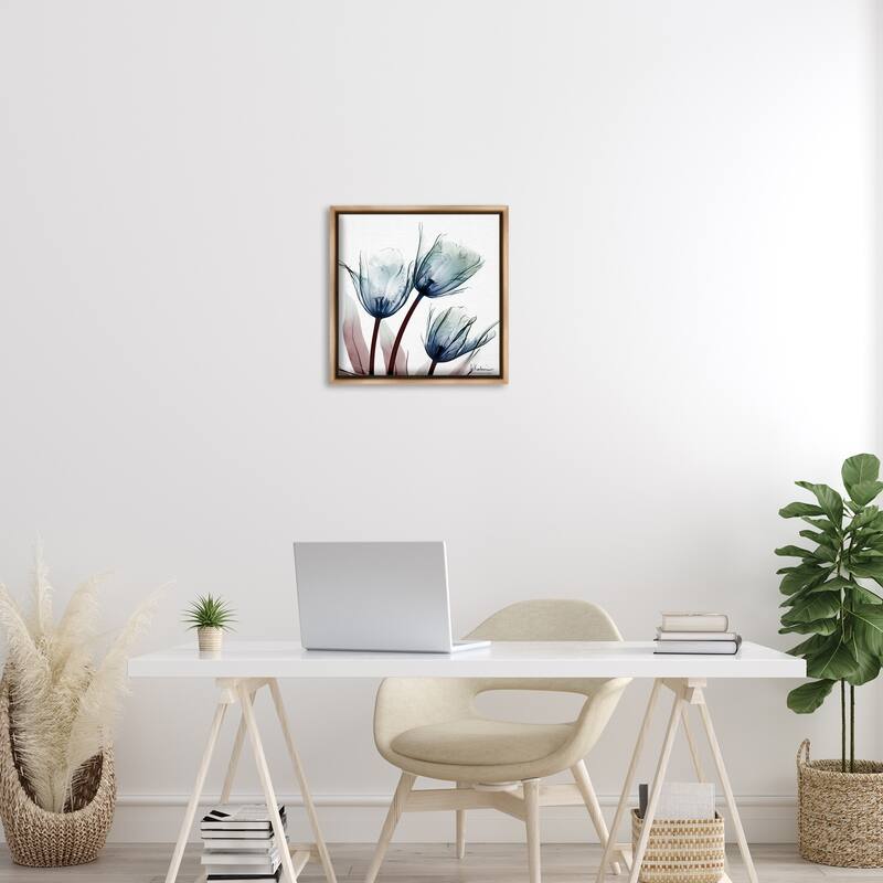 Stupell Translucent Tulip Bulbs Framed Floater Canvas Wall Art Design By Albert Koetsier