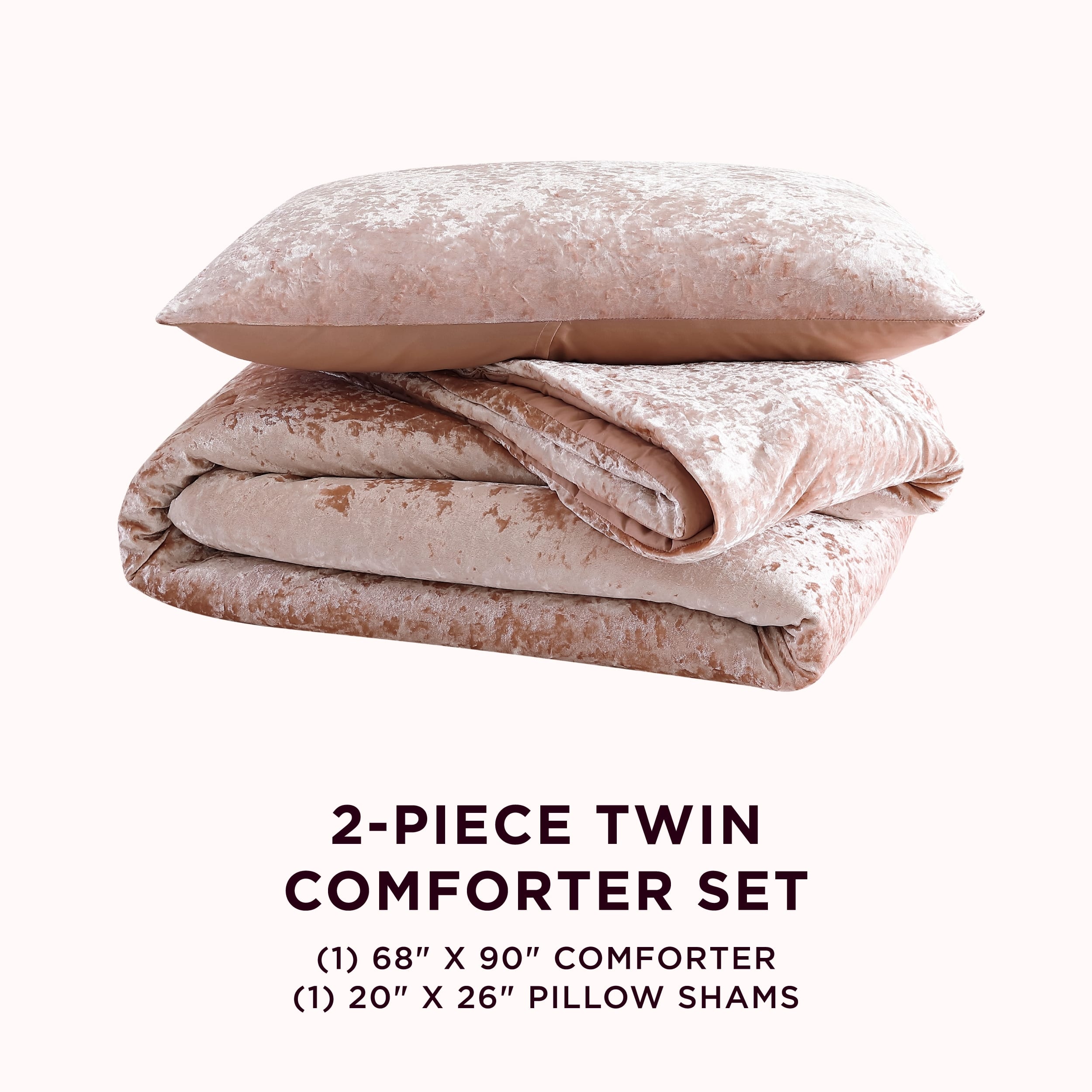 Juicy Couture Crushed Velvet Comforter Set - On Sale - Bed Bath ...