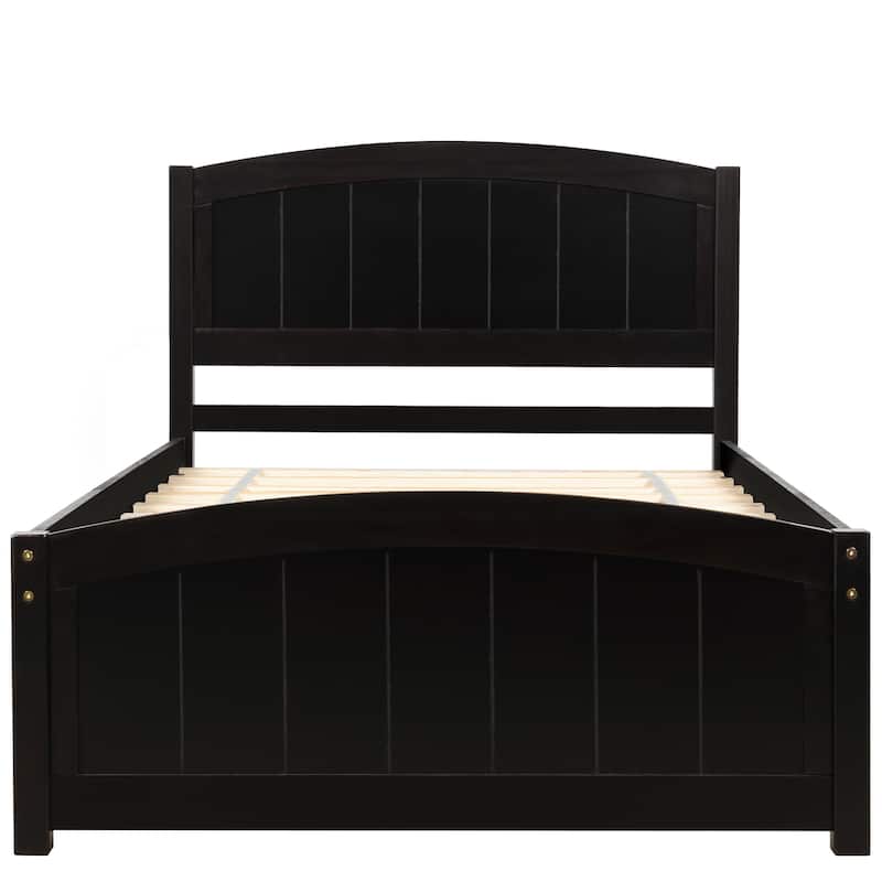 Twin Size Wood Platform Bed