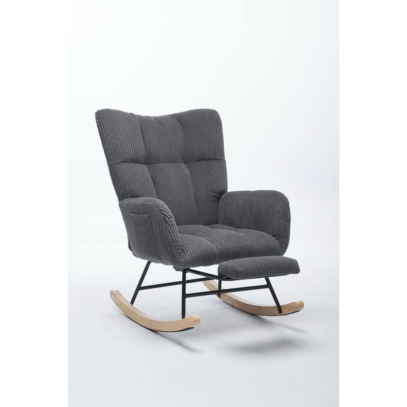 Luxury Rocking Chair - Ergonomic Design - 30° Gentle Motion