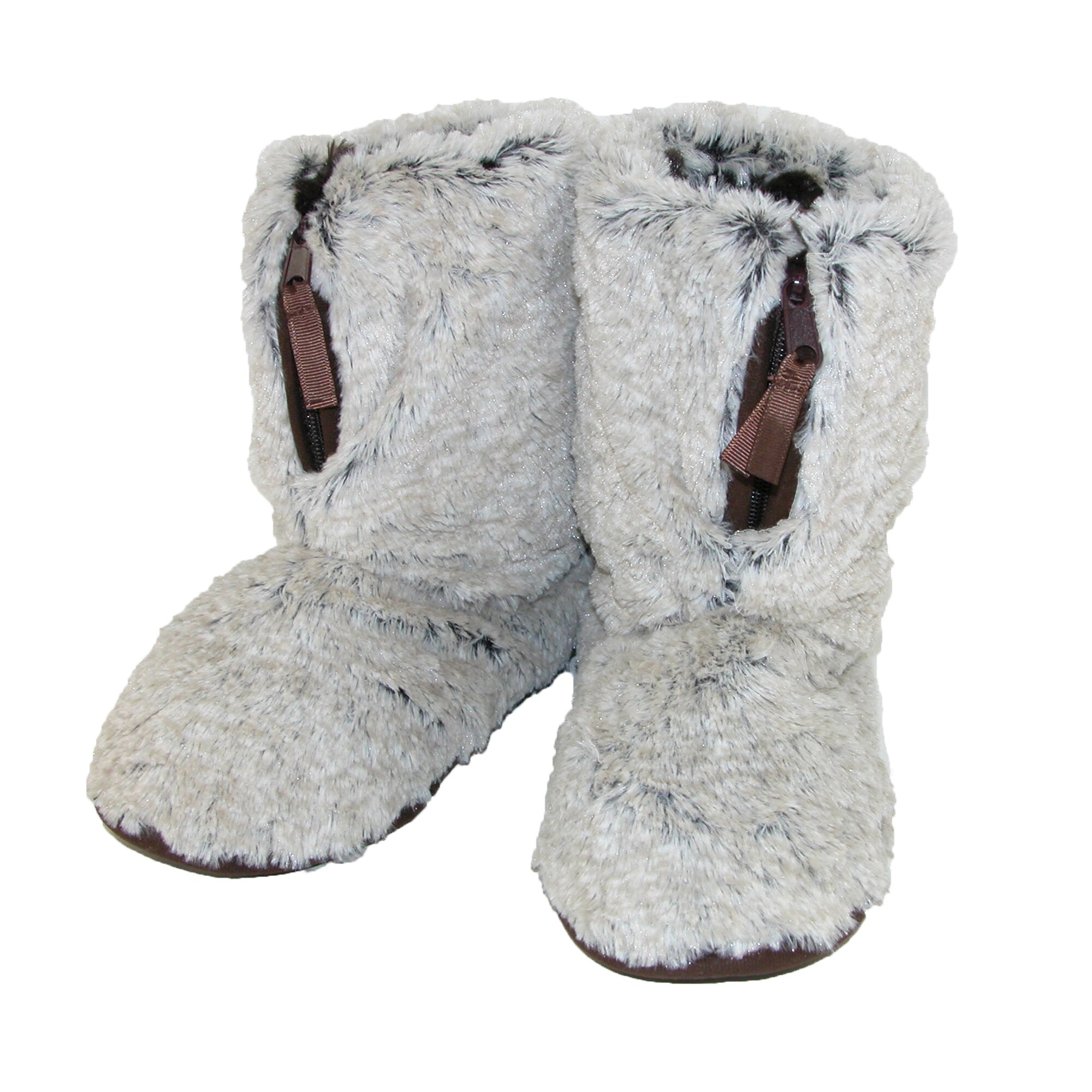 womens slipper boots with zip