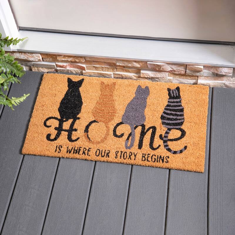 Where Our Story Begins Coir Mat