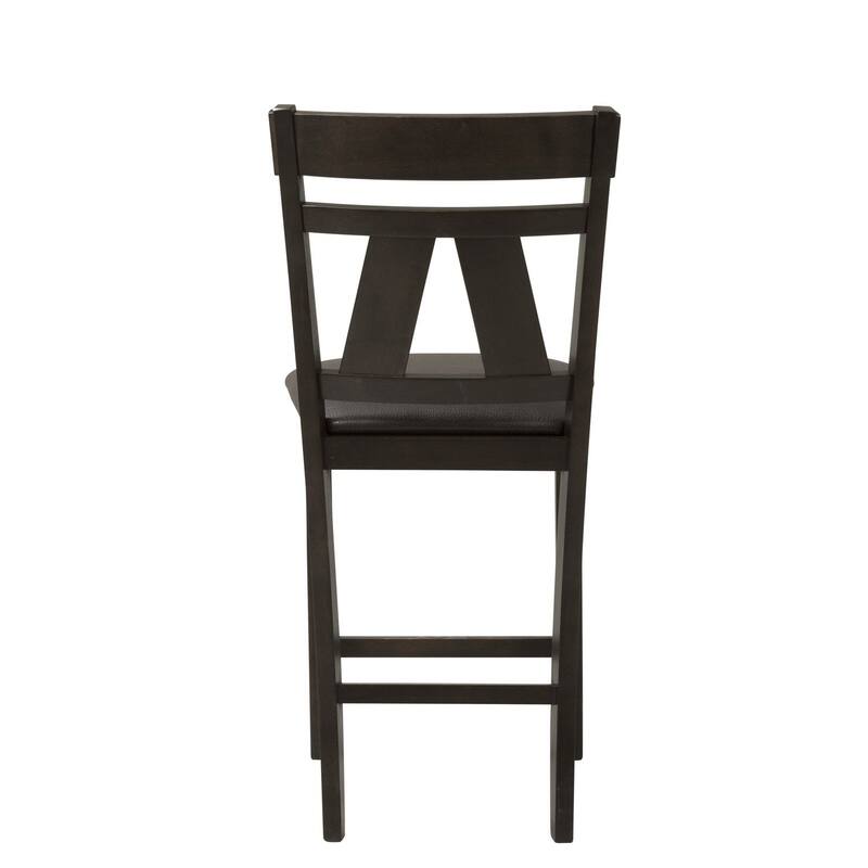 Lawson Dark Espresso Splat Back Counter Chair (Set of 2)