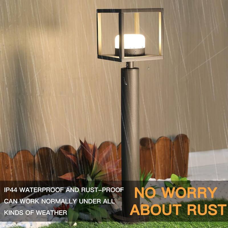 Outdoor Pathway Light LED Bollard Waterproof Garden Landscape Lighting Floor Lamp for Walkway