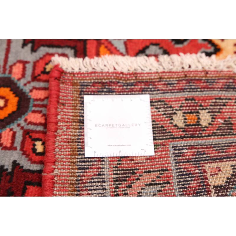 ECARPETGALLERY Hand-knotted Andelz Red Wool Rug - 3'5 x 4'4