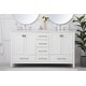 preview thumbnail 3 of 8, Elegant Lighting VF18860D Irene 60" Free Standing Double Basin Vanity