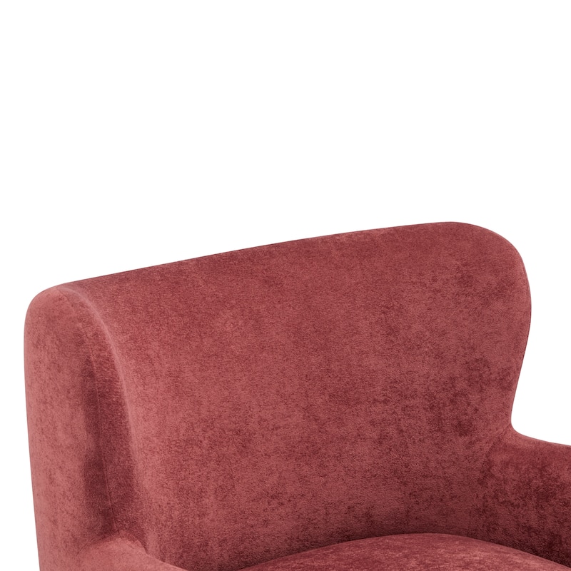 Bacho Fabric Wingback Accent Chair by Christopher Knight Home
