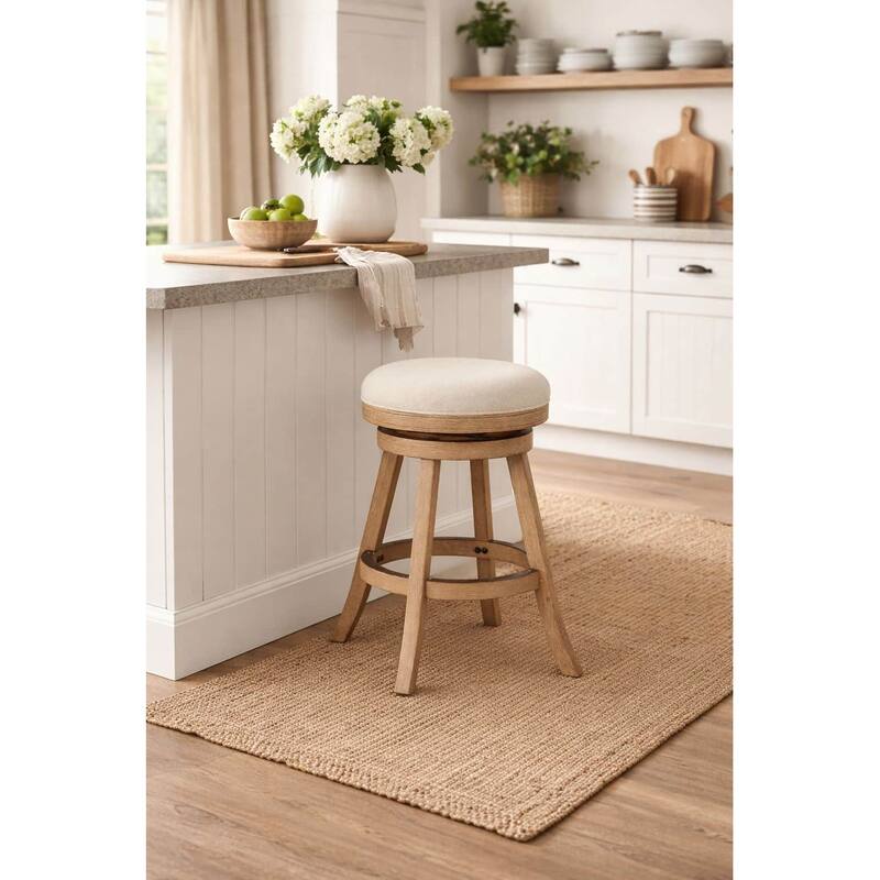 Fenton Swivel Backless Stool