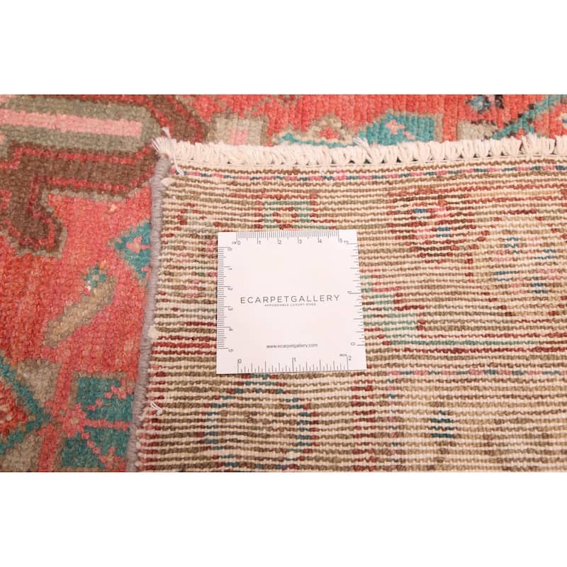 ECARPETGALLERY Hand-knotted Antalya Vintage Red Wool Rug - 3'8 x 8'7