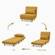 preview thumbnail 139 of 176, Artdeco Home - Tustin Upholstered Convertible Lounge/ Sleeper Chair