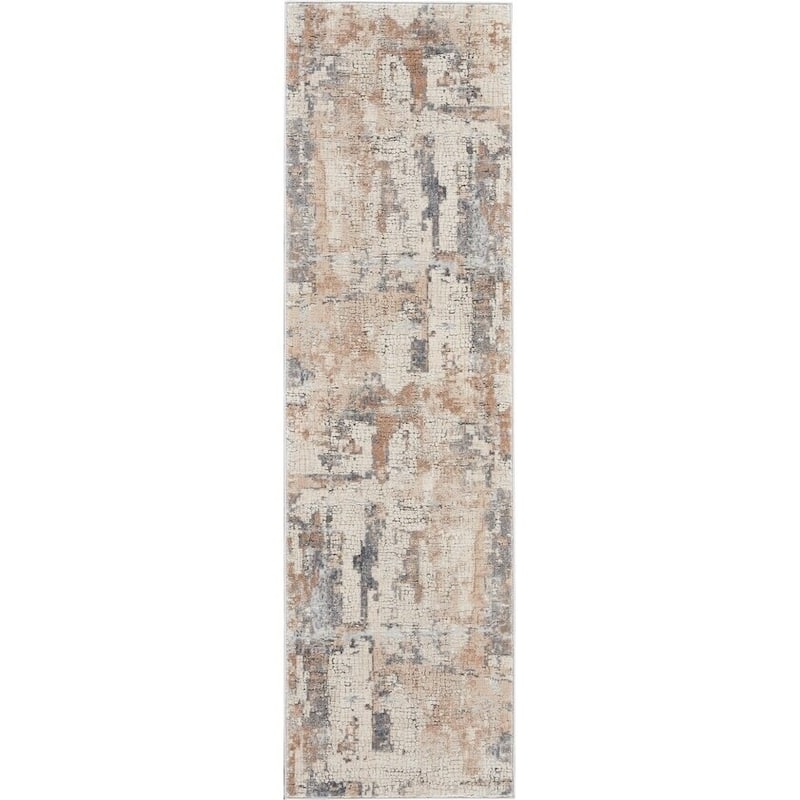 Rustic Textures Vintage Abstract Modern Area Rug