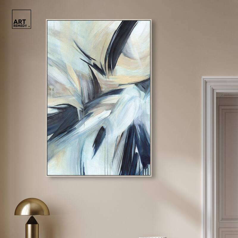 Layered Shadows Canvas by Art Remedy