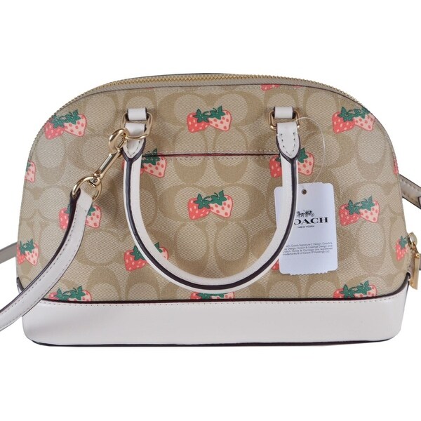 strawberry coach purse