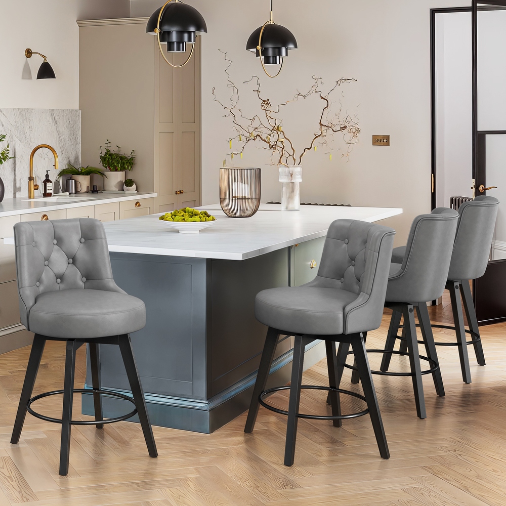 Gray bar stools set of 4 clearance