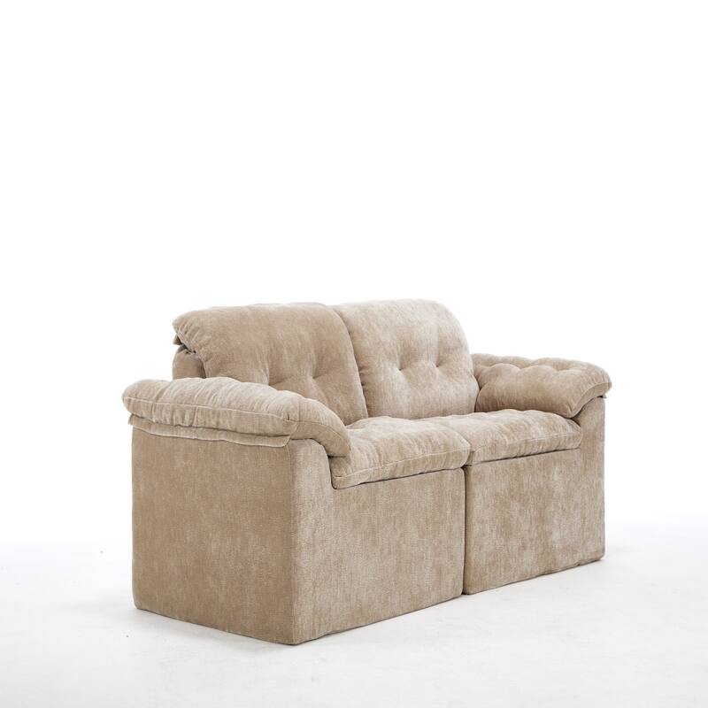 Modular Convertible Cushioned Sleeper Sofa Set