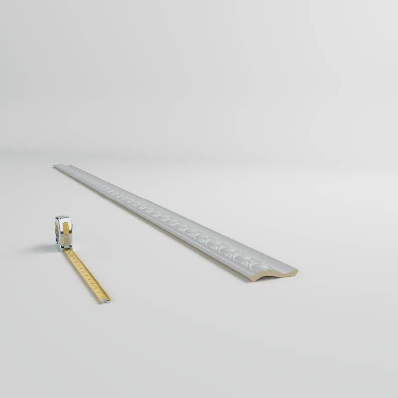 3 1/8"H x 3 1/8"P x 4 1/2"F x 96"L Abraham Crown Moulding - 1-Pack