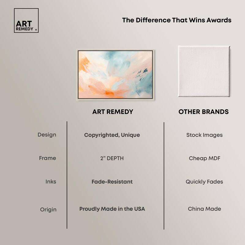 Sunrise Palette I Canvas by Art Remedy
