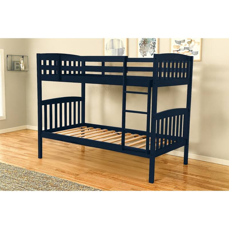 Somette Claire Twin over Twin Bunk Bed (Mattresses Not Included)