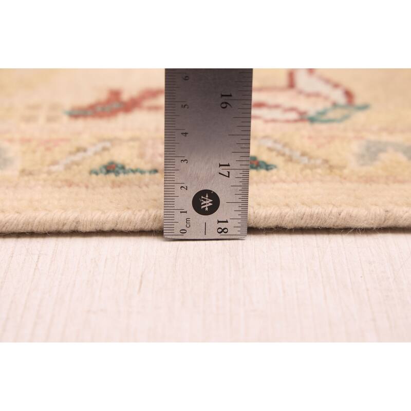 ECARPETGALLERY Hand-knotted Jules Serapi Ivory Wool Rug - 6'1 x 8'10