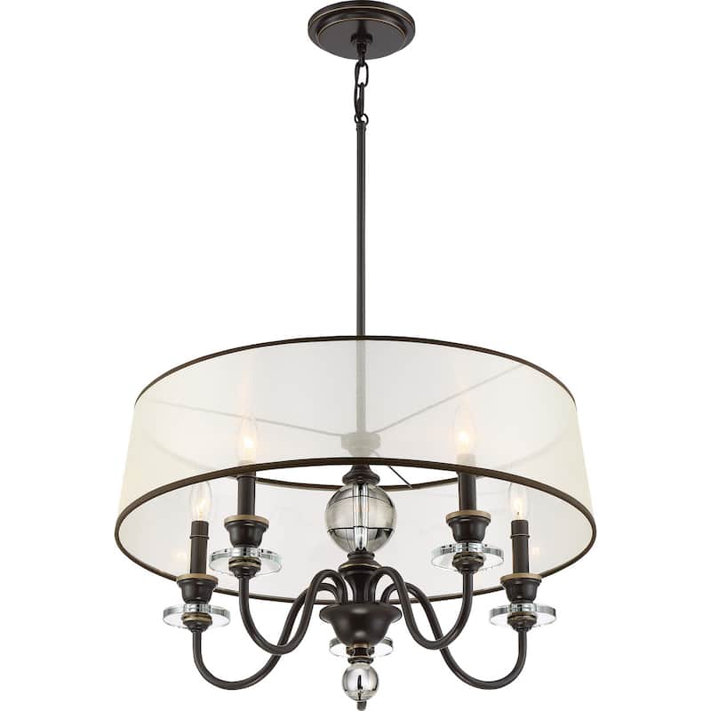 Ceremony 5-Light Chandelier in Palladian Bronze