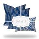 CORALINE Collection Indoor/Outdoor Lumbar Pillow Set, Sewn Closed - 20 x 20
