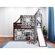 preview thumbnail 35 of 117, JACKPOT Prince & Princess Low Loft Twin Bed, Ladder Slide Tent & Tower