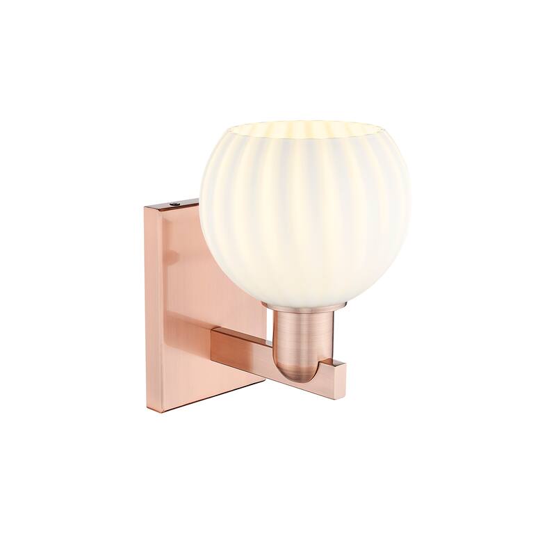 Innovations Lighting Endless Possibilities Arcadia - White Venetian - 1 Light 6" Sconce