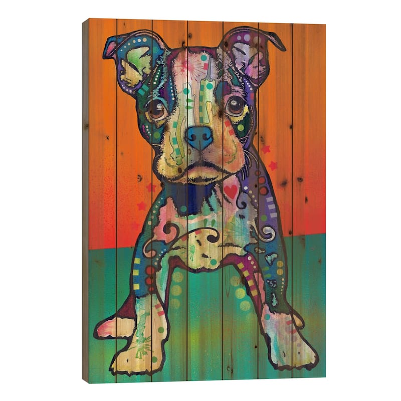 On My Own Print On Wood by Dean Russo - Multi-Color - 26x18x1.5