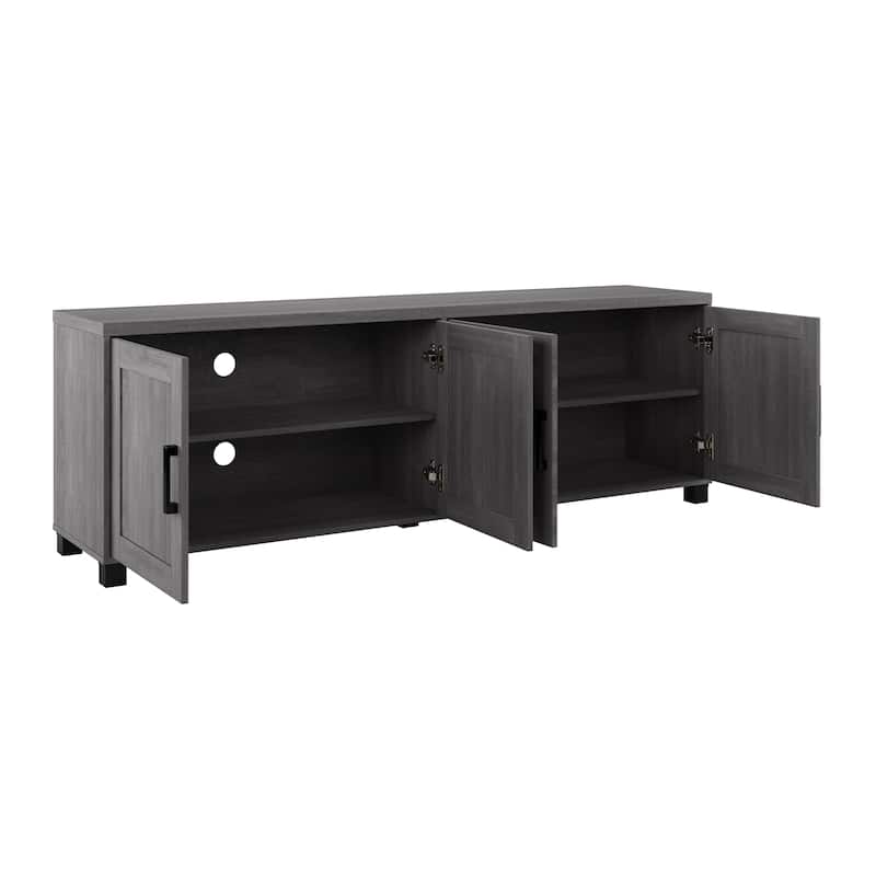 71-Inch Wide TV Stand with Storage Doors, TVs up to 85"