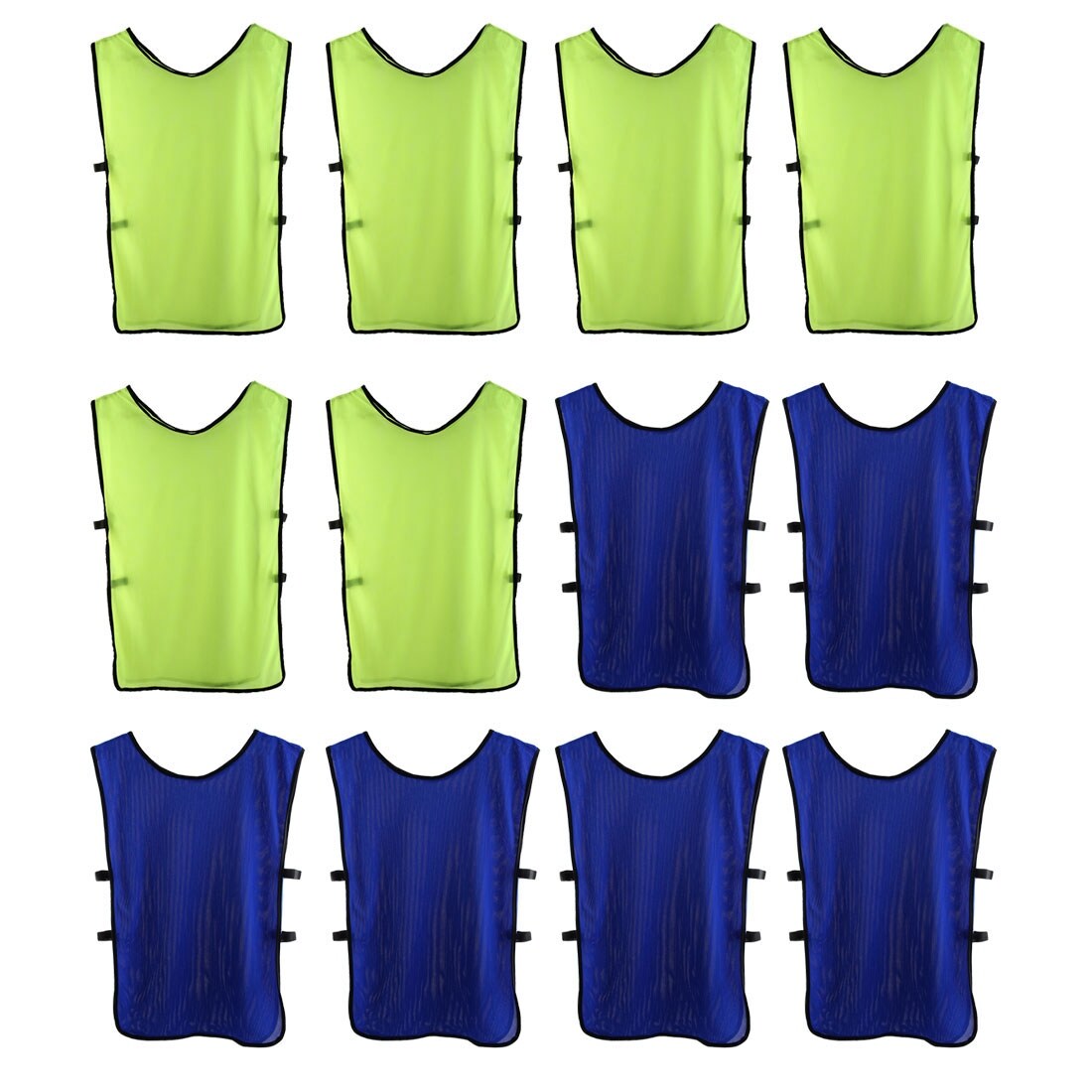 Shop Basketball Group Match Training Vests Soccer Bibs Blue