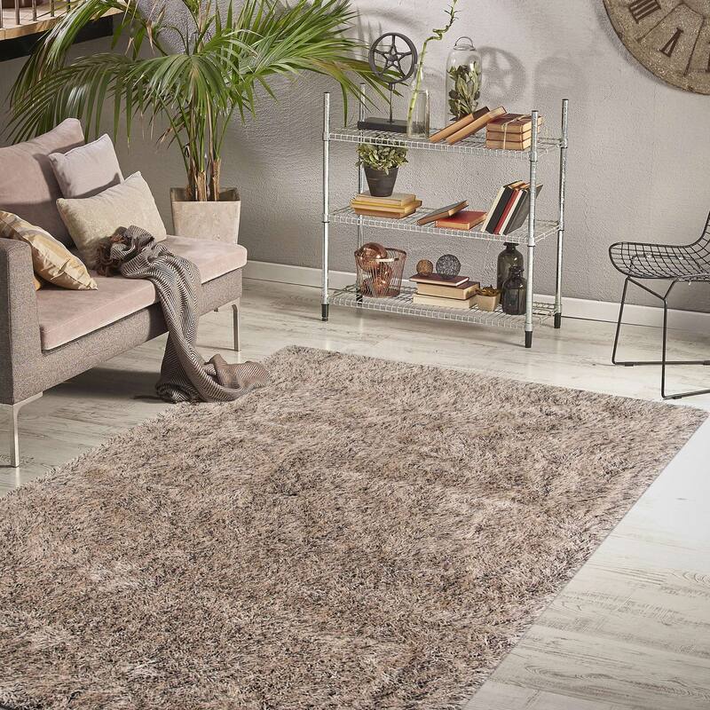 Mila Jade Microfiber Extra Thick 3" Plush Shag Rug