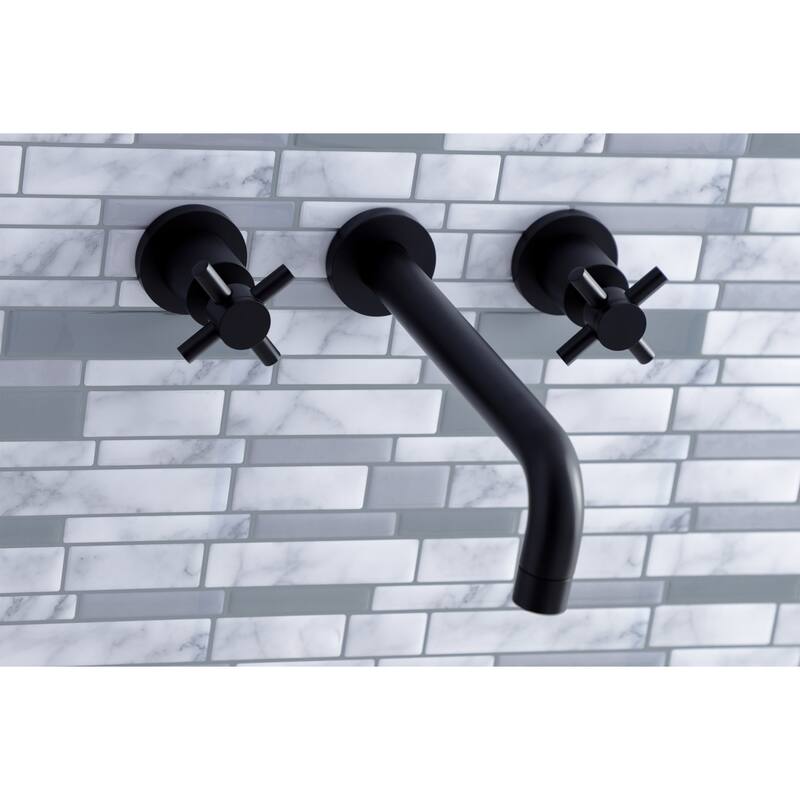 Kingston Brass Concord 3-Hole Wall Mount Roman Tub Faucet