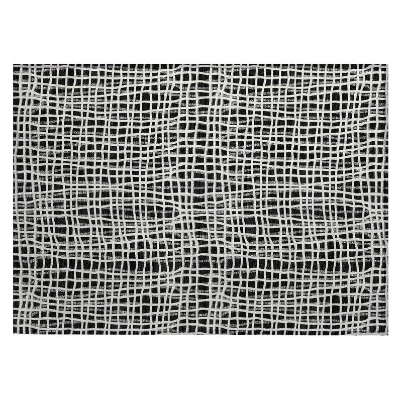 Machine Washable Indoor/ Outdoor Chantille Modern Abstract Rug