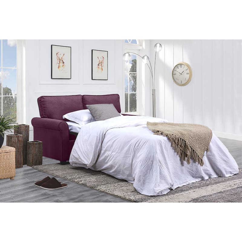 Addison Loveseat Sleeper with Memory Foam Mattress