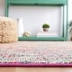 preview thumbnail 9 of 11, SAFAVIEH Monaco Stefka Boho Diamond Rug